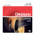 D`Addario Bronze Strings EJ12, 80 /20, Akustisk Gitar