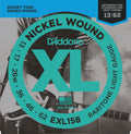 D`Addario XL Nickel Wound XL Baritone Light	EXL158, 13 / 62, Baritone (Elektisk)