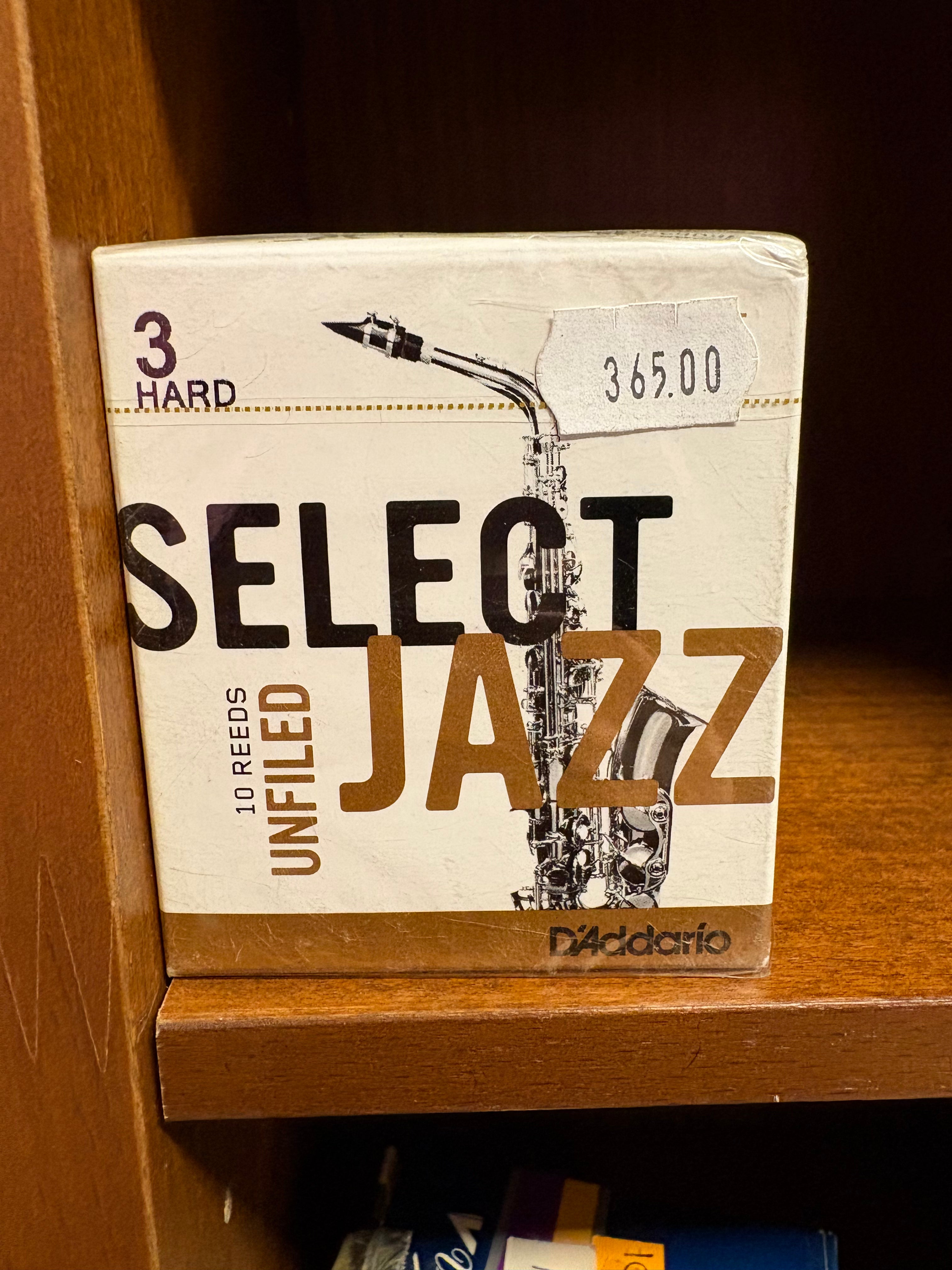 D´Addario Select Jazz Unfiled Alto Sax 3.0 Hard