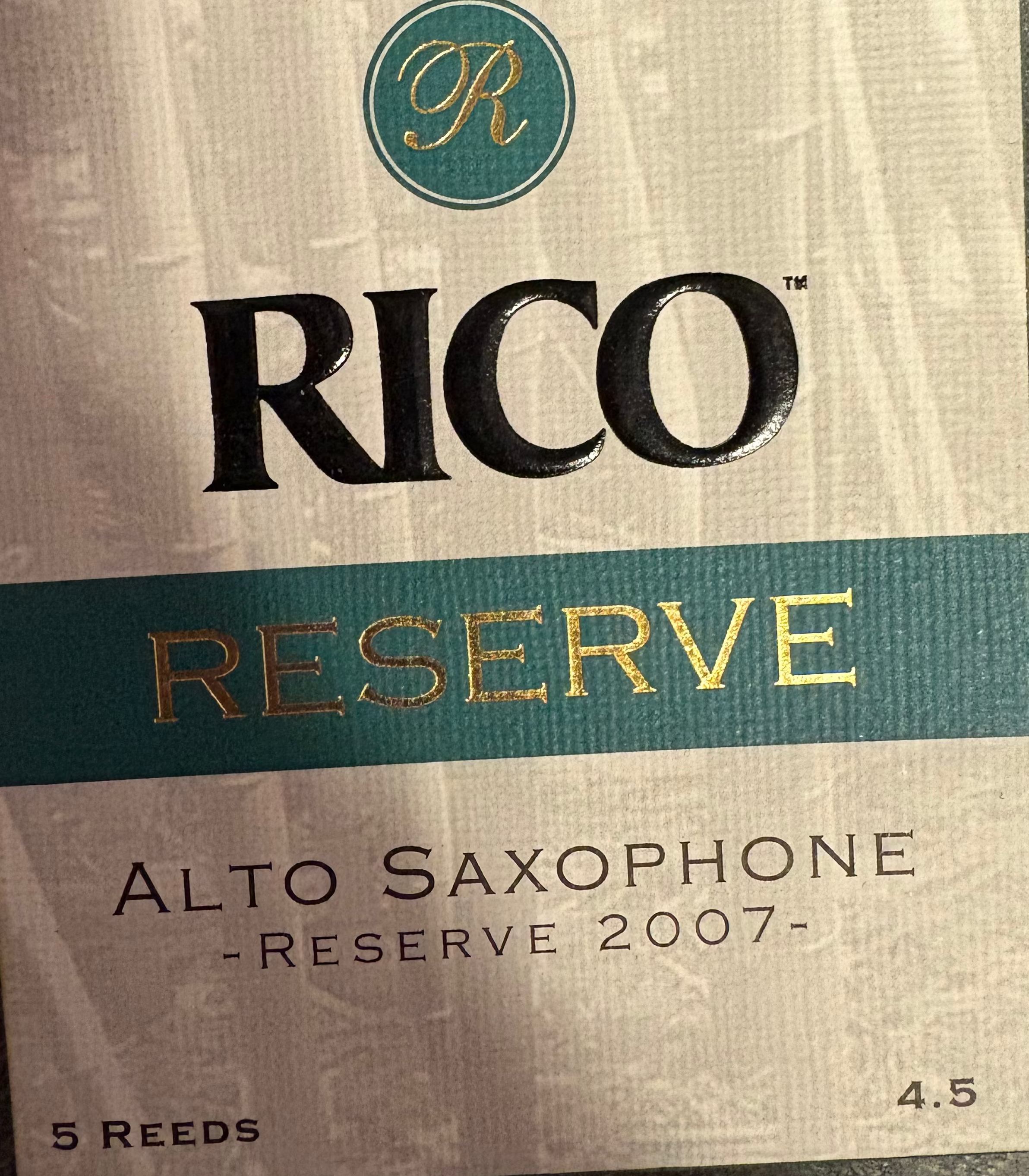 RICO Reserve Alto Sax (2007) 4.5