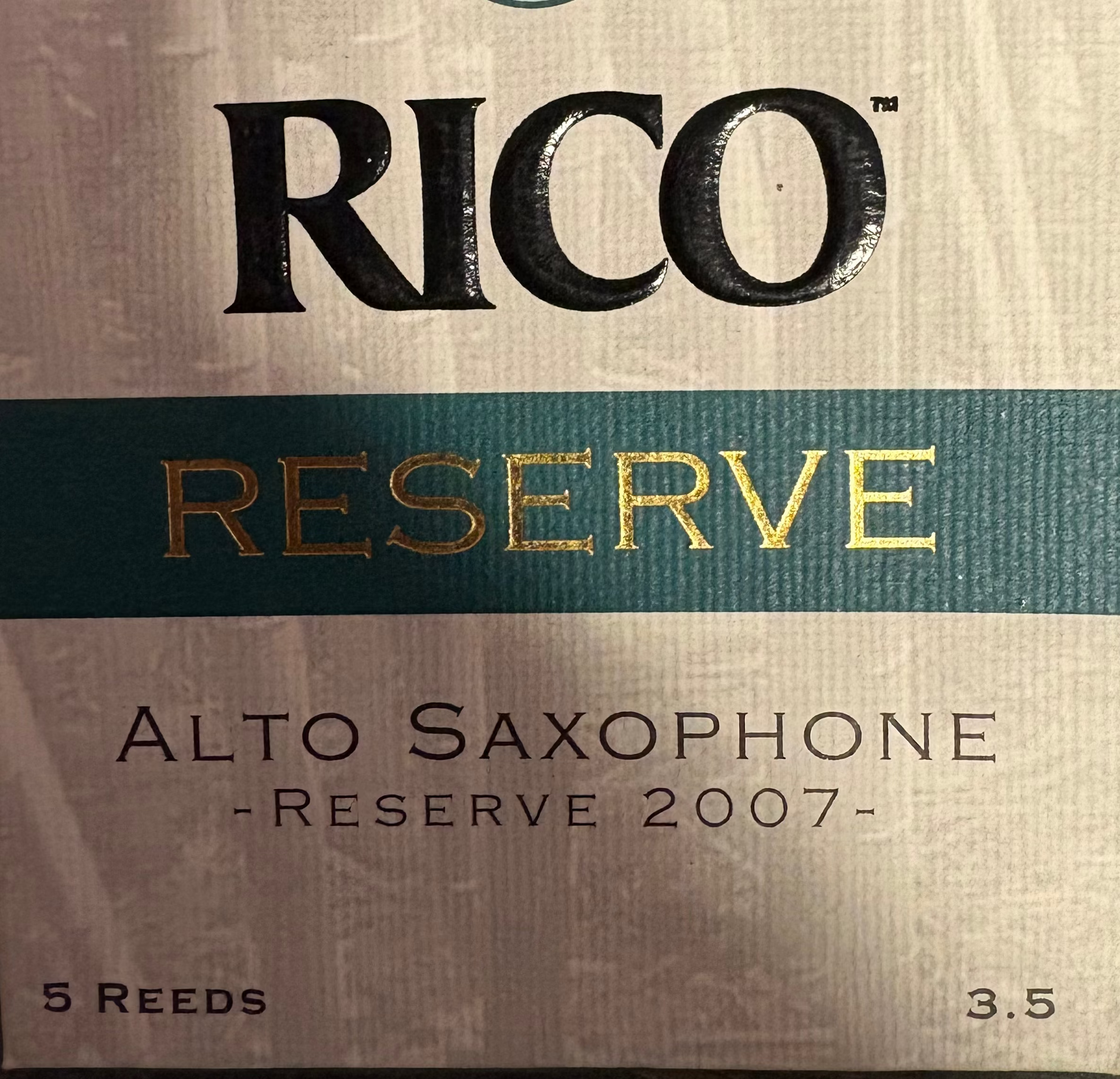RICO Reserve 2000 Alto Sax (2007) 3.5