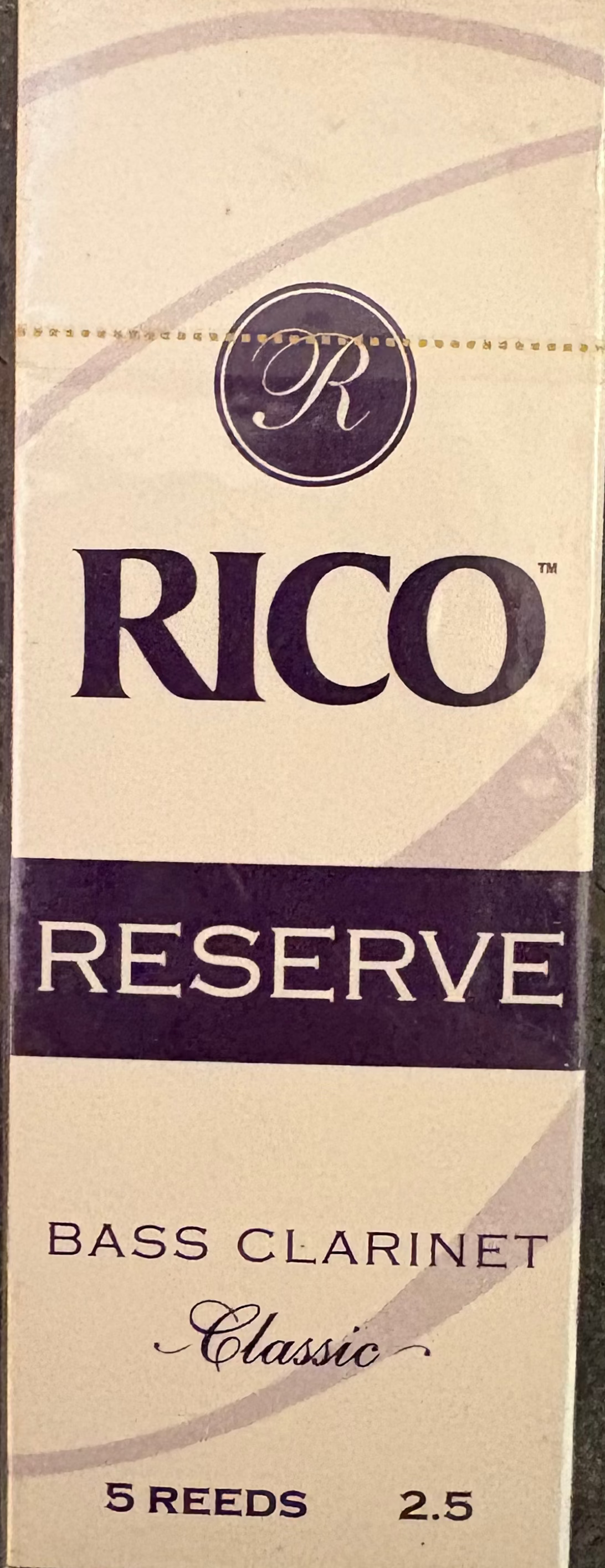 RICO Reserve Classic Bass Clarinet 2.5