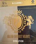 RICO Grand Consert Select Evolution Bb Clarinet 3 1/2 Unfiled (10 - pack)