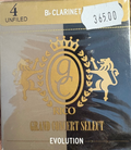 RICO Grand Consert Select Evolution Bb Clarinet 4.0 Unfiled (10 - pack)