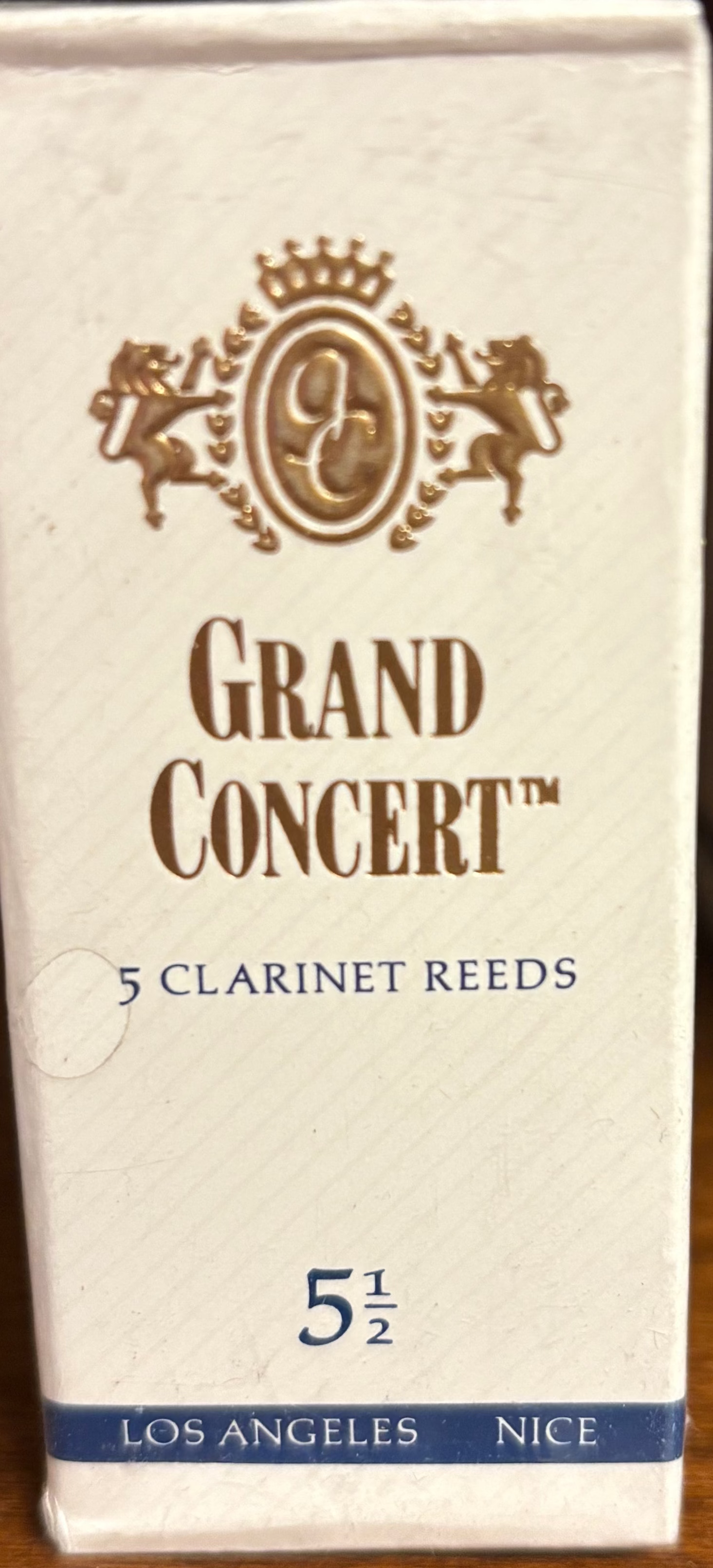 RICO Grand Consert (hvit) Clarinet 5 1/2