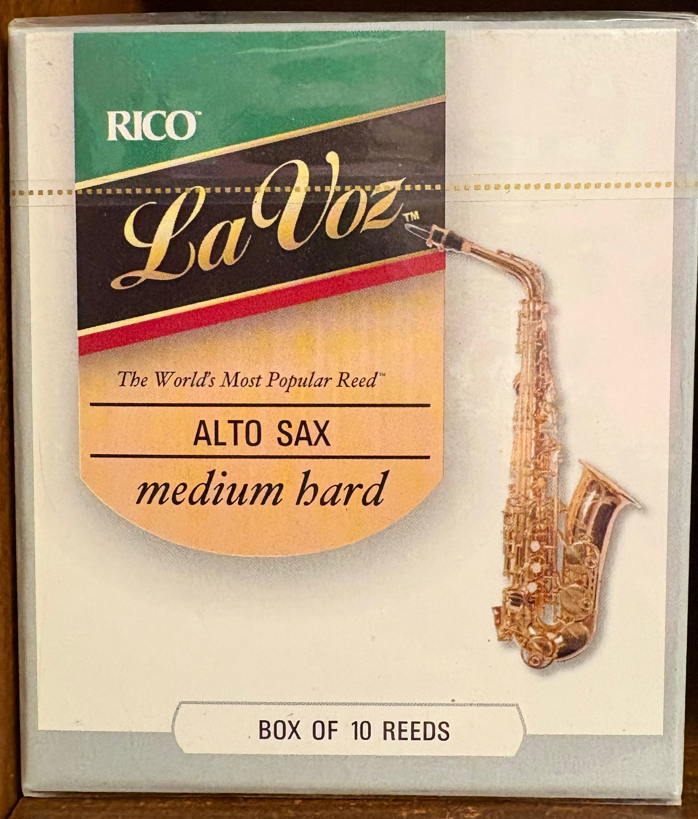 RICO La Voz Alto Sax, medium hard (10-pack)