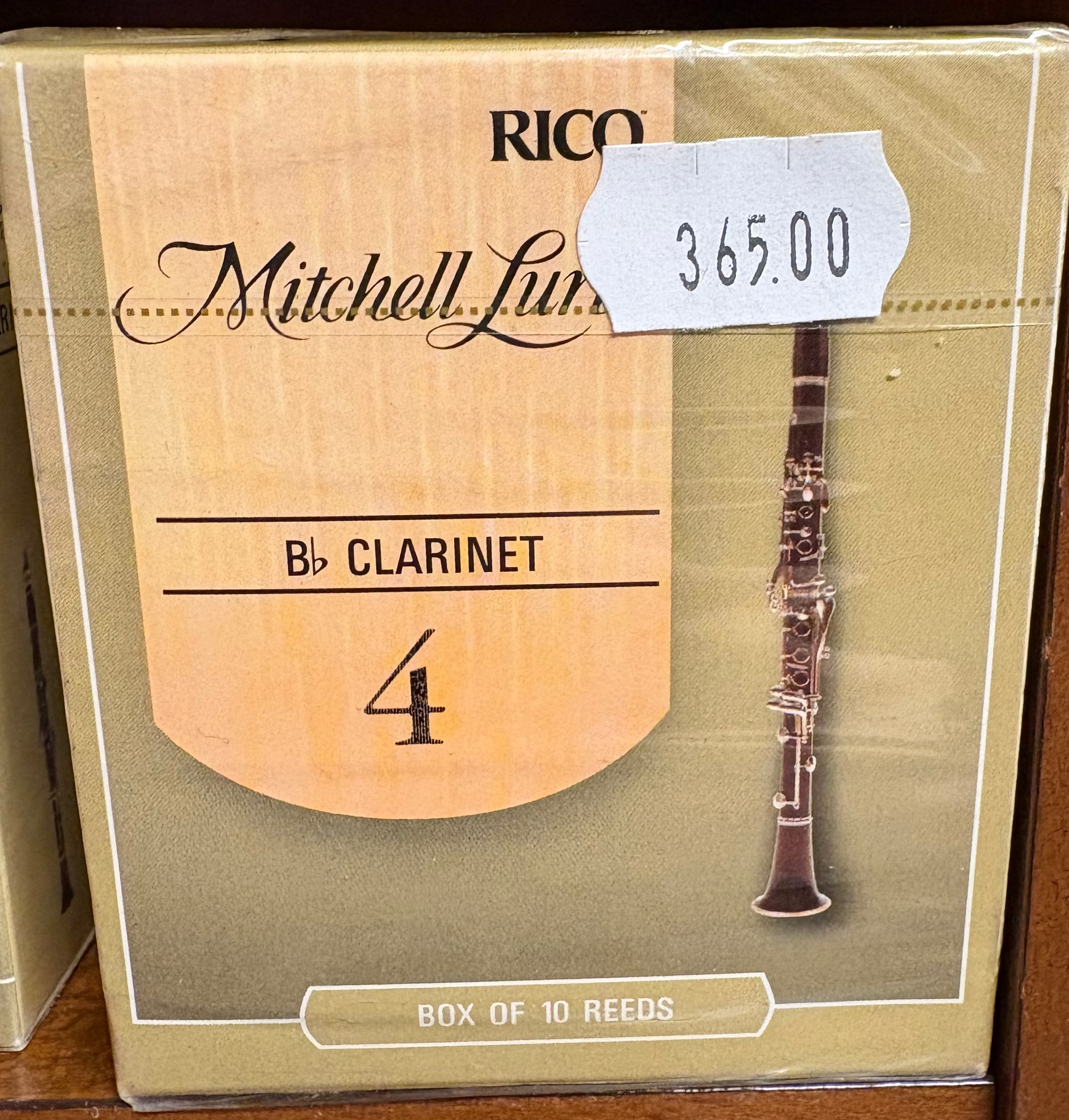 RICO Mitchell Lurie Bb Clarinet 4.0 (10 - pack)