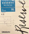 RICO Reserve Bb clarinet 4.0 (10-pack)