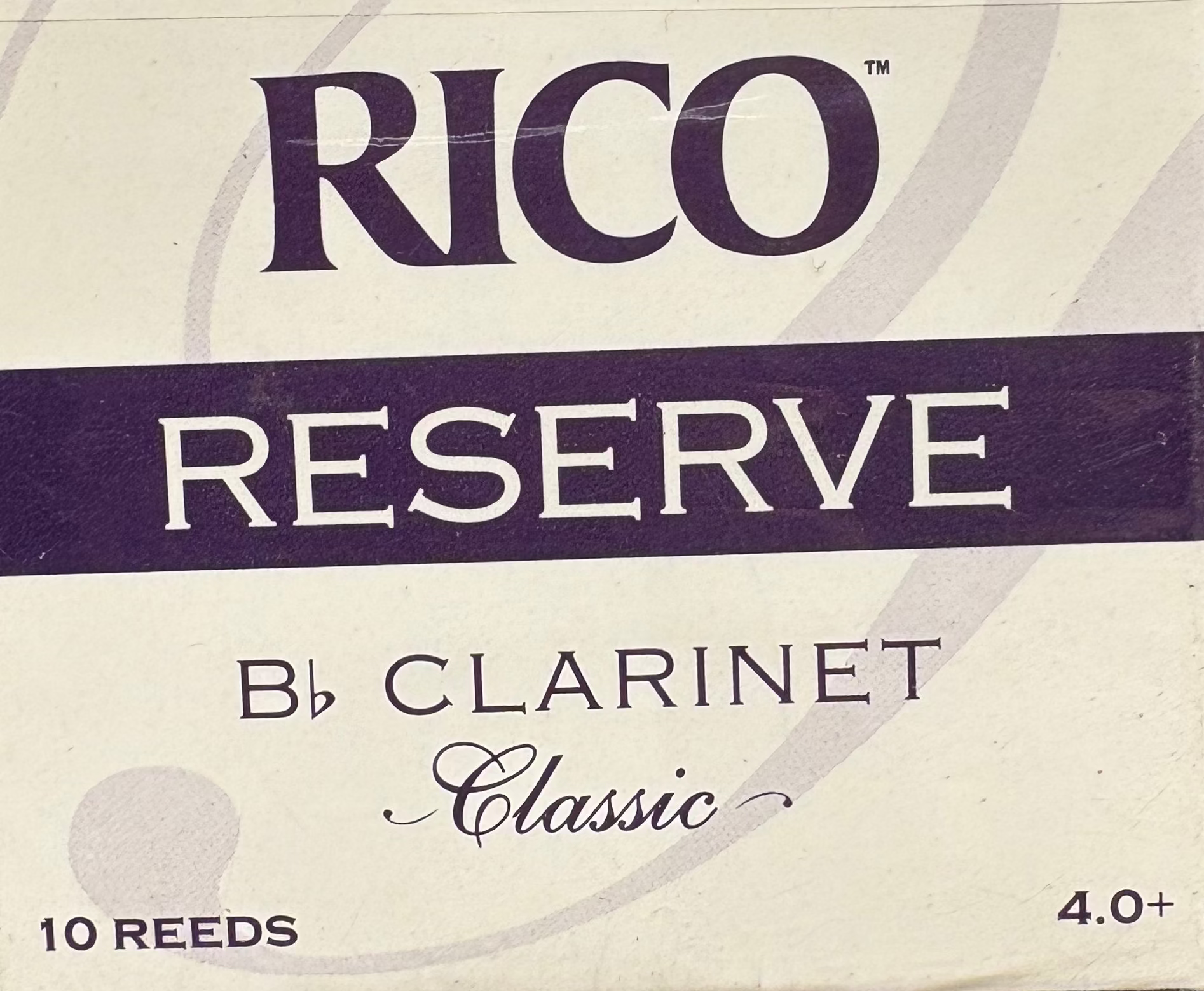 RICO Reserve Classic Bb Clarinet 4.0 + (10 - pack)