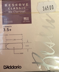 RICO Reserve Classic  D´Addario Bb Clarinet 3.5 +