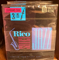 RICO Selected Jazz Unfiled Soprano Sax 3.0 Medium (10-pack)