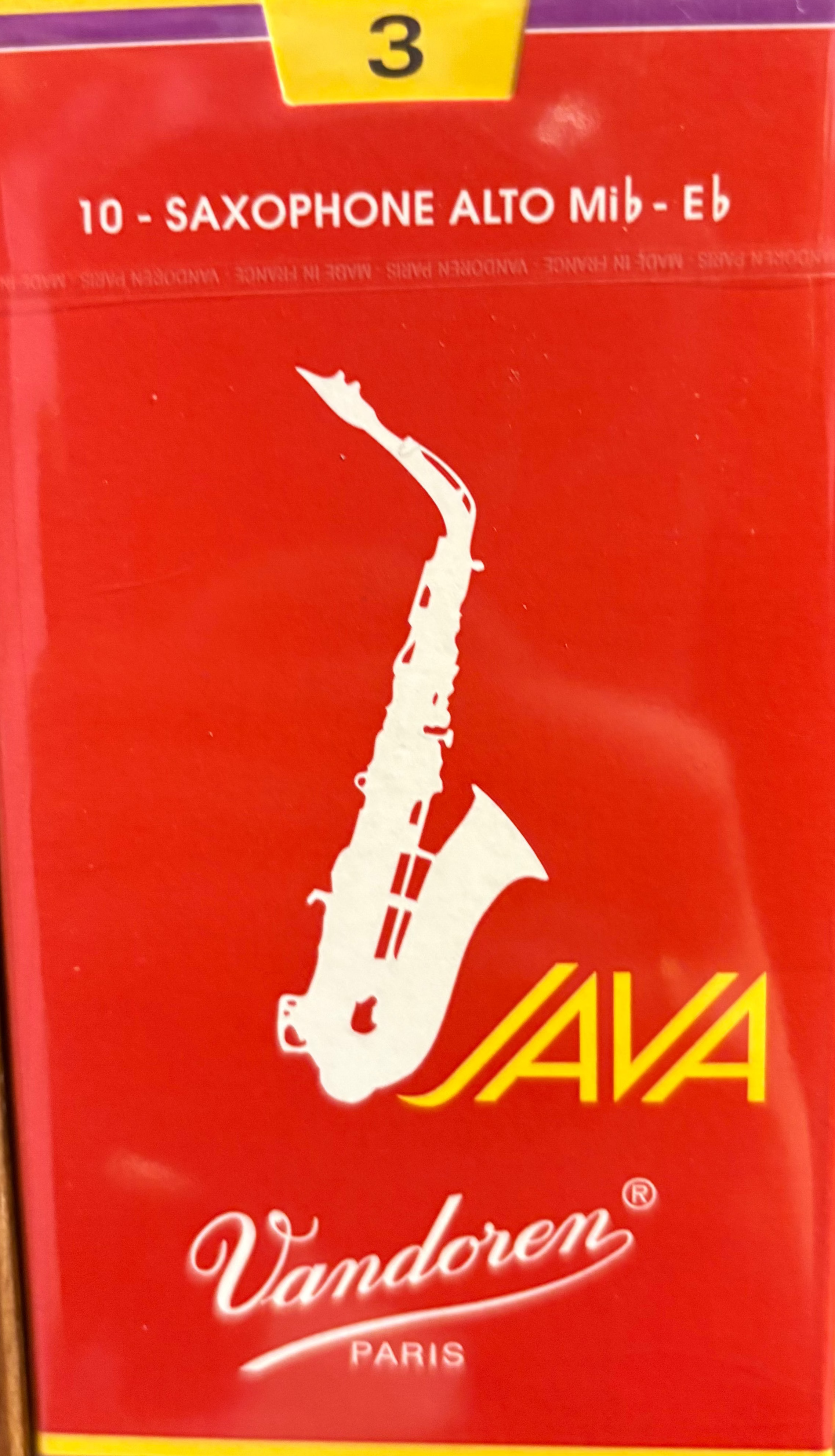 Vandoren JAVA Sax Alto Mib - Eb 3.0 (10 - pack)